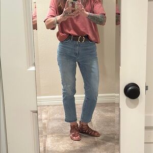 Madewell Blue Ankle Cropped Jeans
